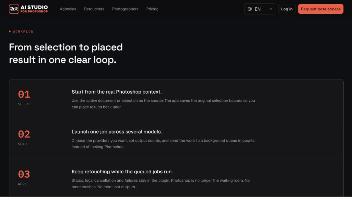 AI Studio for Photoshop, view 3